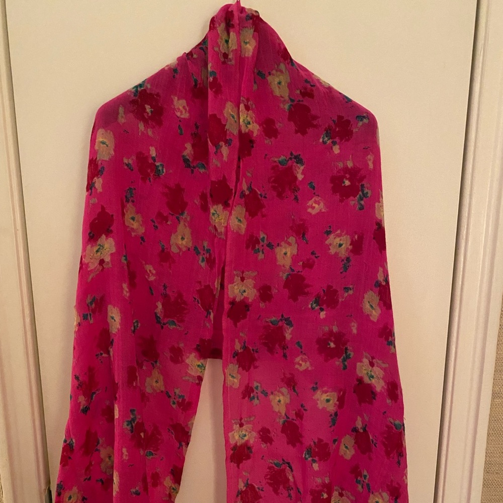 J CREW Floral Pashmina